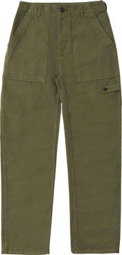 Fortela Jerryt Herringbone Cotton Fatigue Trousers