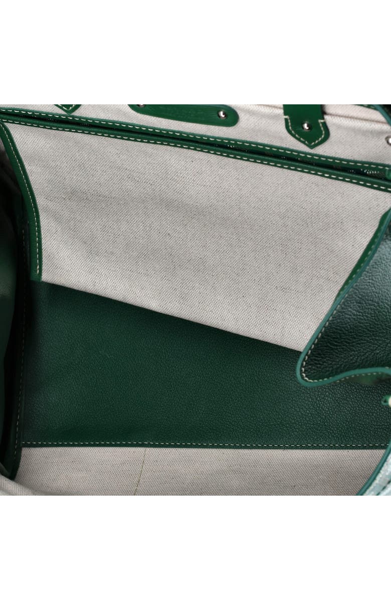 Pre-Owned Goyard Saigon Tote Bag Coated Canvas with Leather, Alternate, color, Green