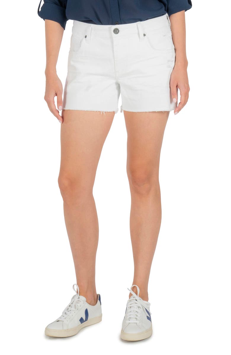 KUT from the Kloth Jane High Waist Denim Shorts, Main, color, 