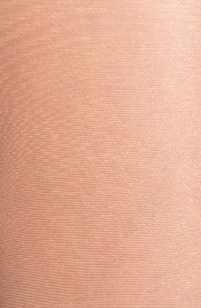 Nordstrom Everyday Control Top Sheer Tights, Alternate, color, Soft Black