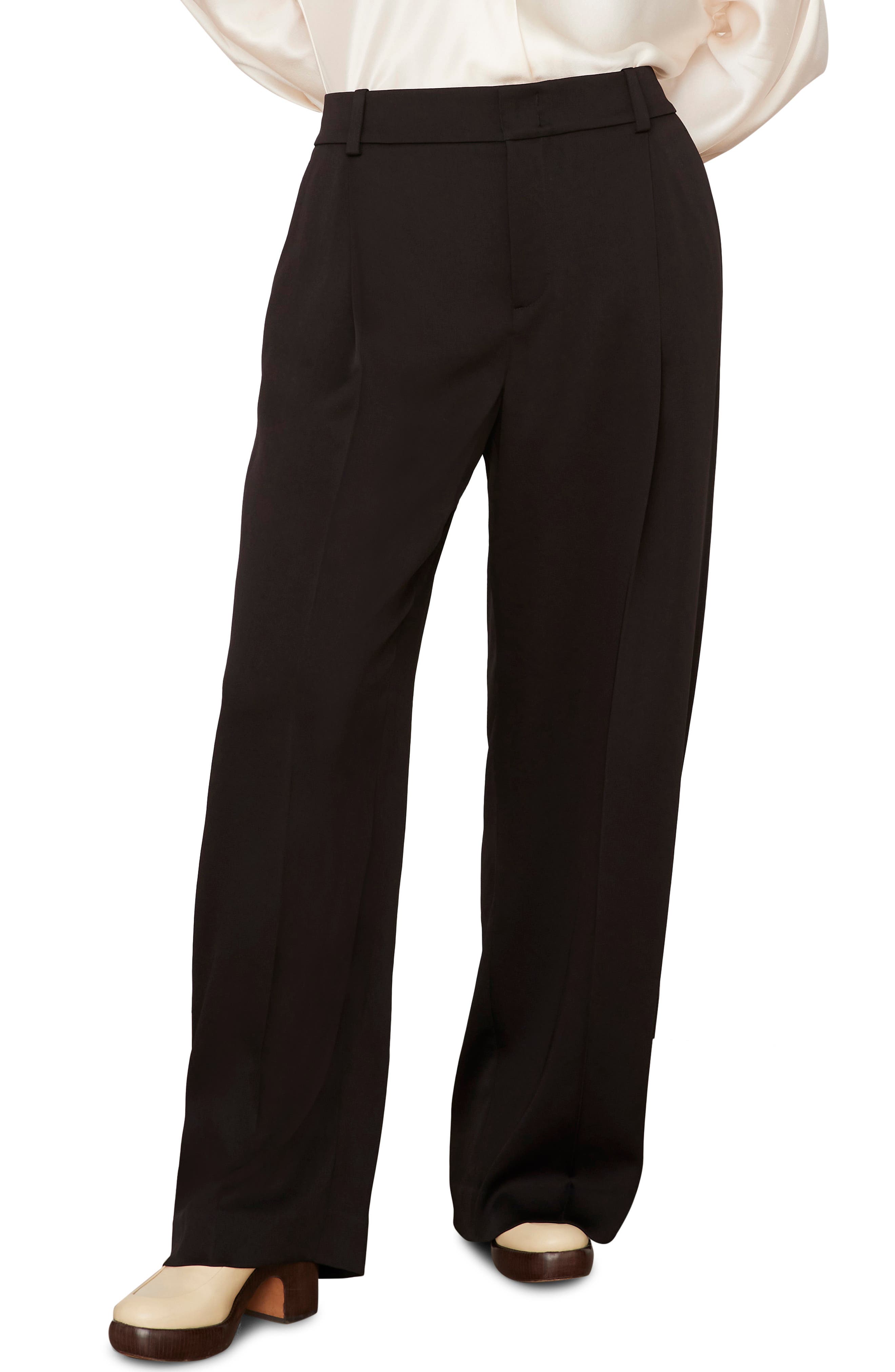 Tailored Wide Leg Trousers