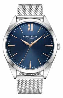 Kenneth Cole New York Classic Mesh Strap Watch, 44mm