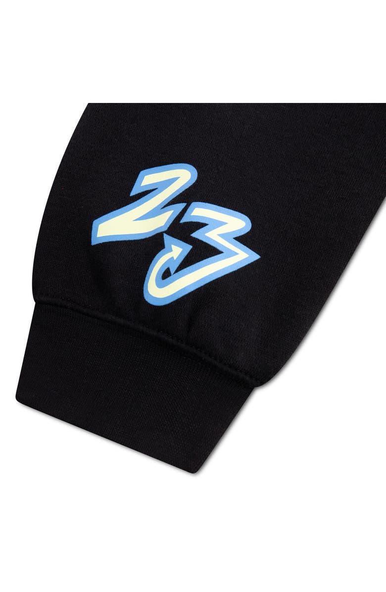 Jordan Kids' MJ Dynasty Pullover Hoodie, Alternate, color, Black