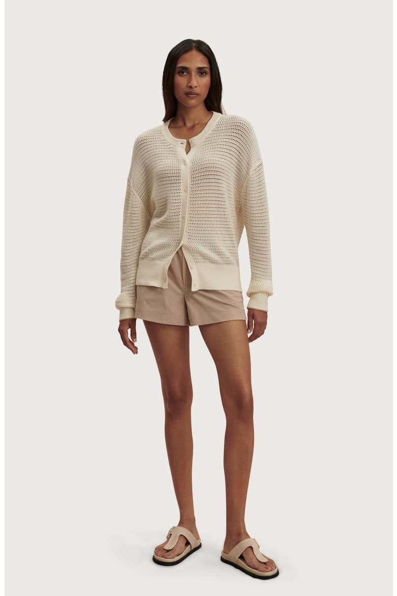 Pembroke Knit Cardigan, Alternate, color, EGRET