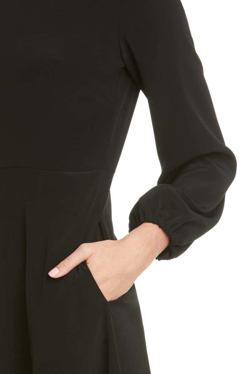 CO Blouson Long Sleeve A-Line Dress, Alternate, color,