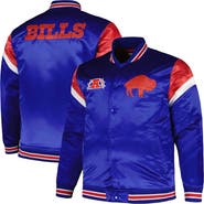 Mitchell & Ness Men's Mitchell & Ness Royal Buffalo Bills Big & Tall Satin Full-Snap Jacket