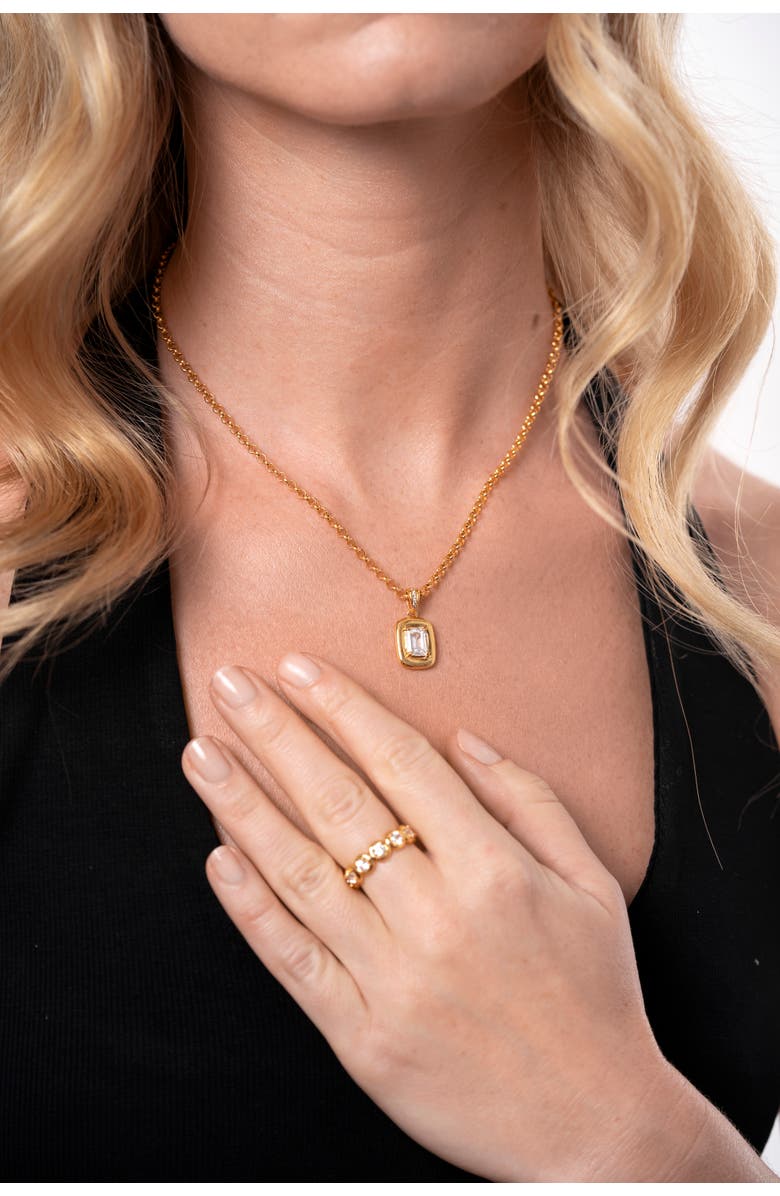 Zynnia Collective Sol Pendant Necklace, Alternate, color, Gold