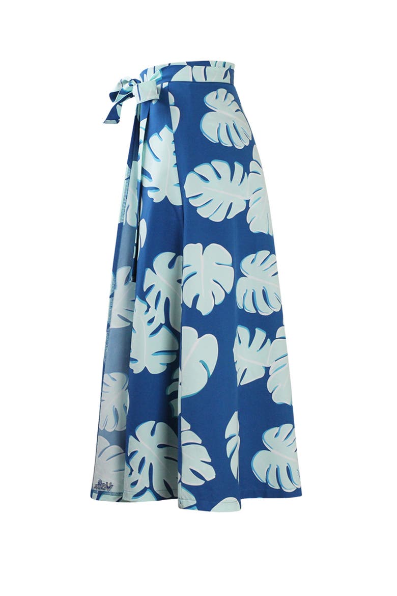 Wrap Skirt, Alternate, color, Mykonos Flora