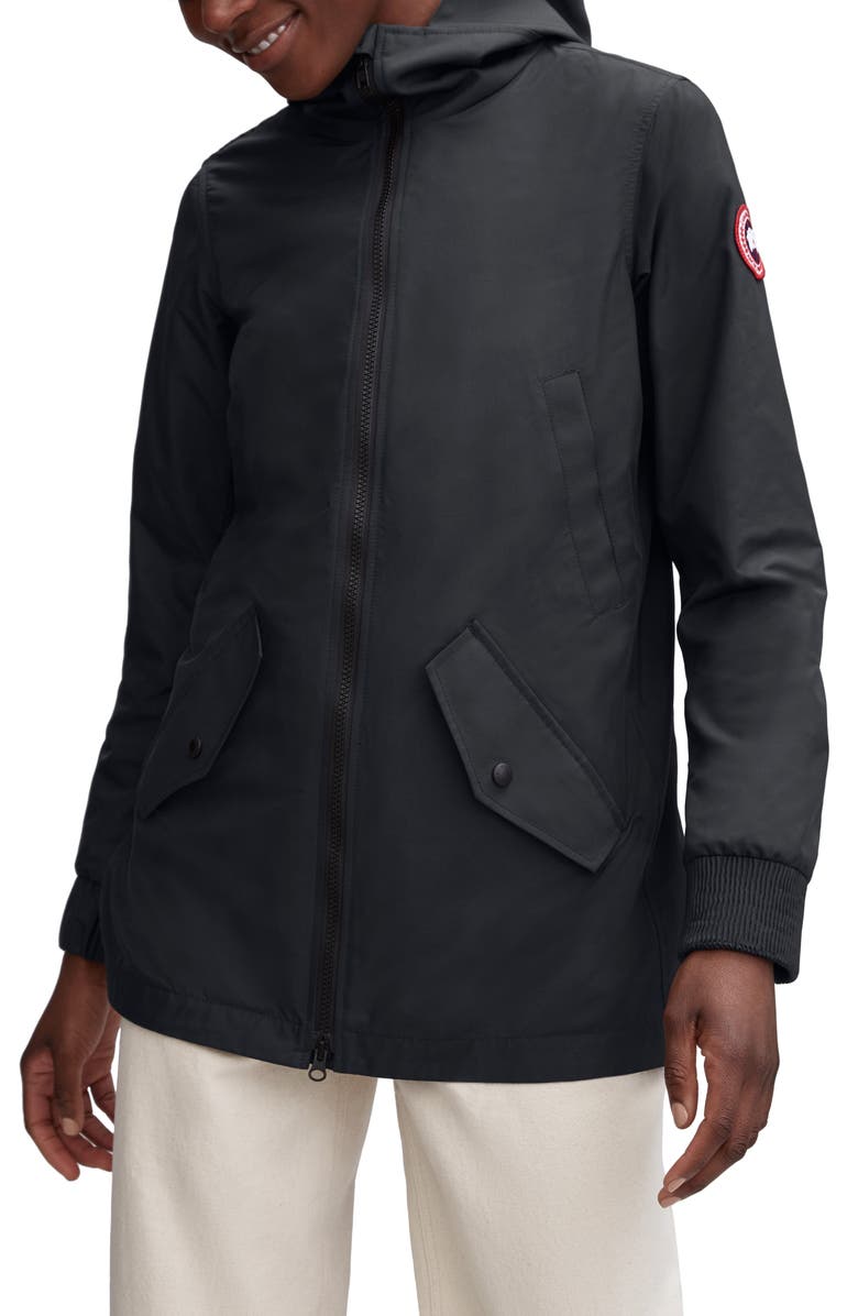 Canada Goose Ellscott Water Resistant Jacket, Main, color, Black