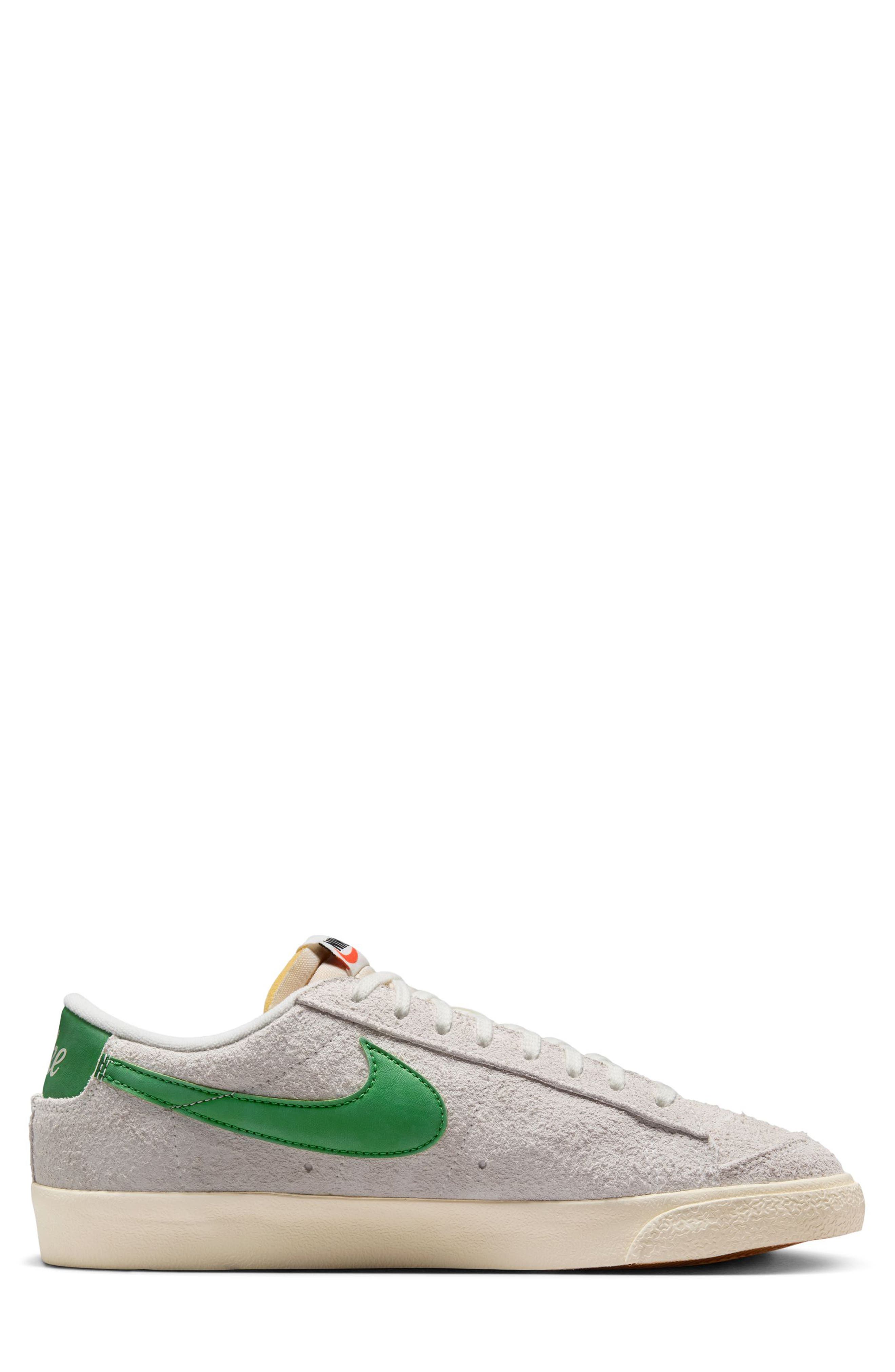 Blazer Low '77 Premium Sneaker, Alternate, color, WHITE/ GREEN/ COCONUT MILK