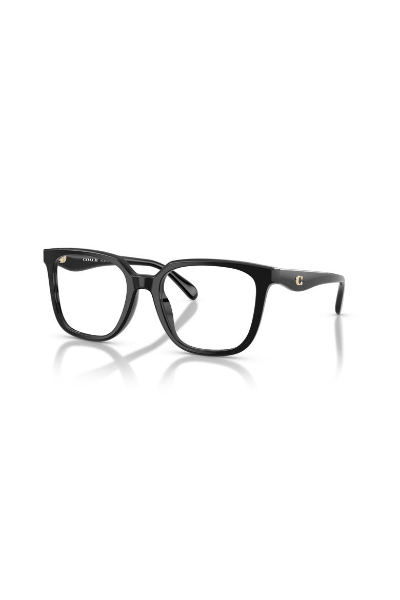 54mm Square optical glasses, Main, color, Black