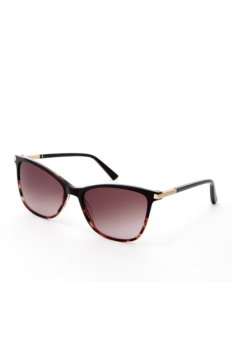 Ted Baker London 56mm Acetate Square Sunglasses, Main, color,