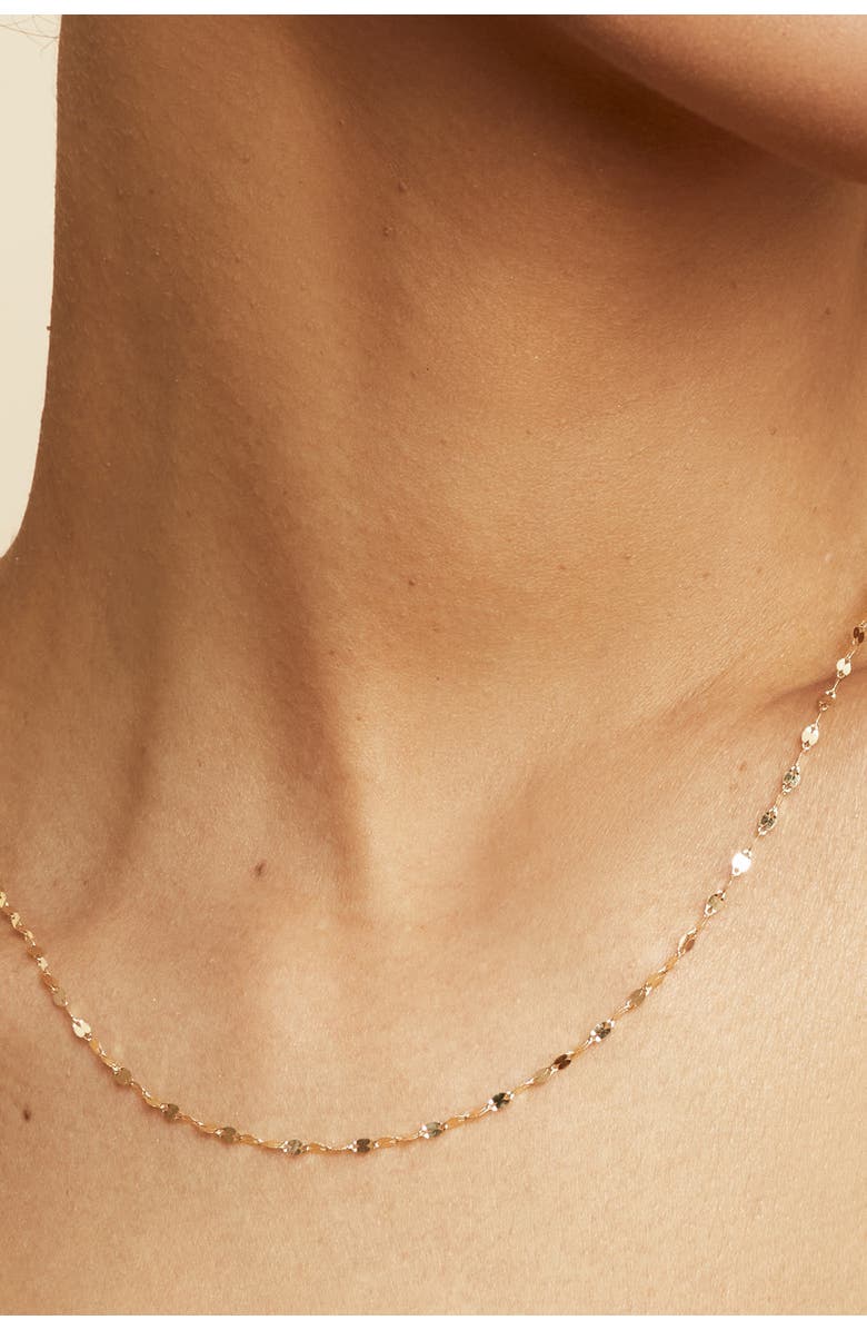 Oradina 14K Gold Cabaret Petite Necklace, Alternate, color, 