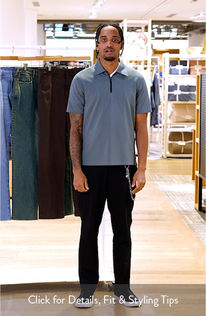 Ryder Quarter Zip Polo, sales video thumbnail