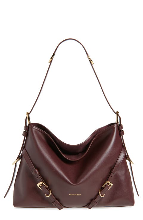 Medium Voyou Leather Shoulder Bag