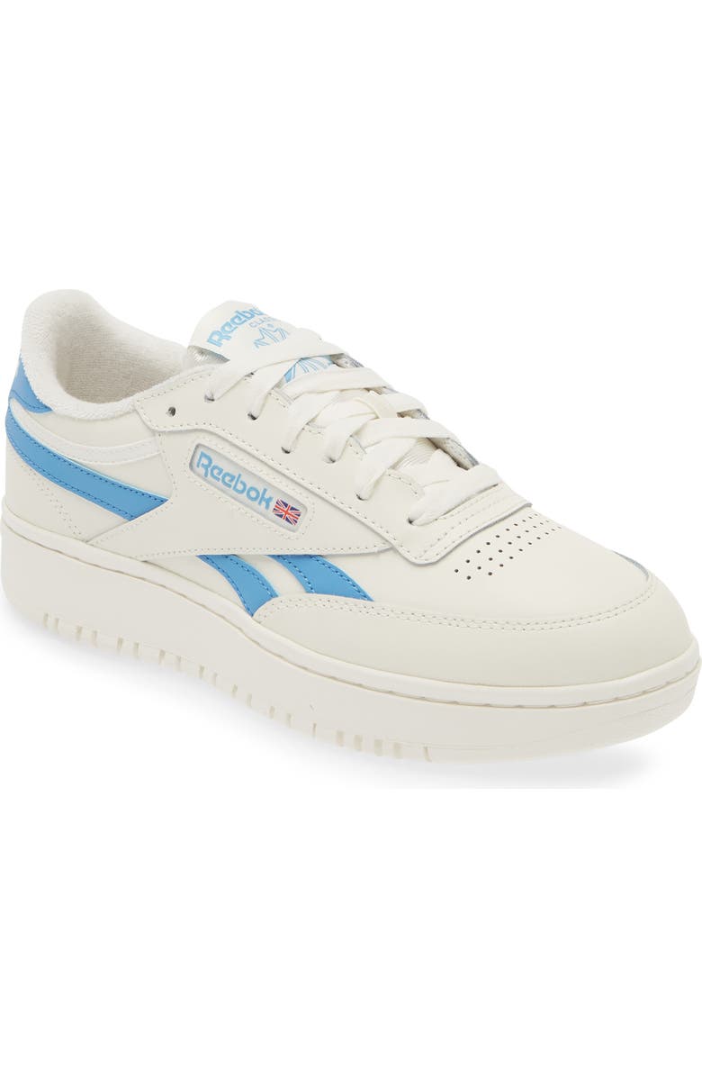 Reebok Club C Double Platform Sneaker, Main, color, Chalk Chalk Blue