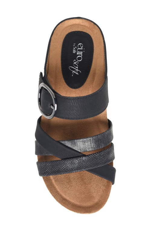 Eurosoft Genalyn Slide Sandal In Black