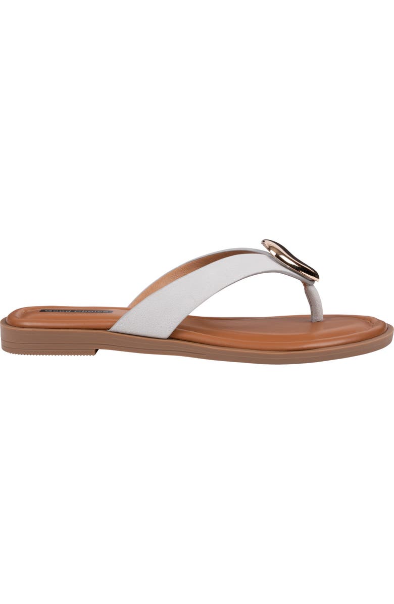 GOOD CHOICE NEW YORK Lumi Embellished Flip Flop, Alternate, color, Ice