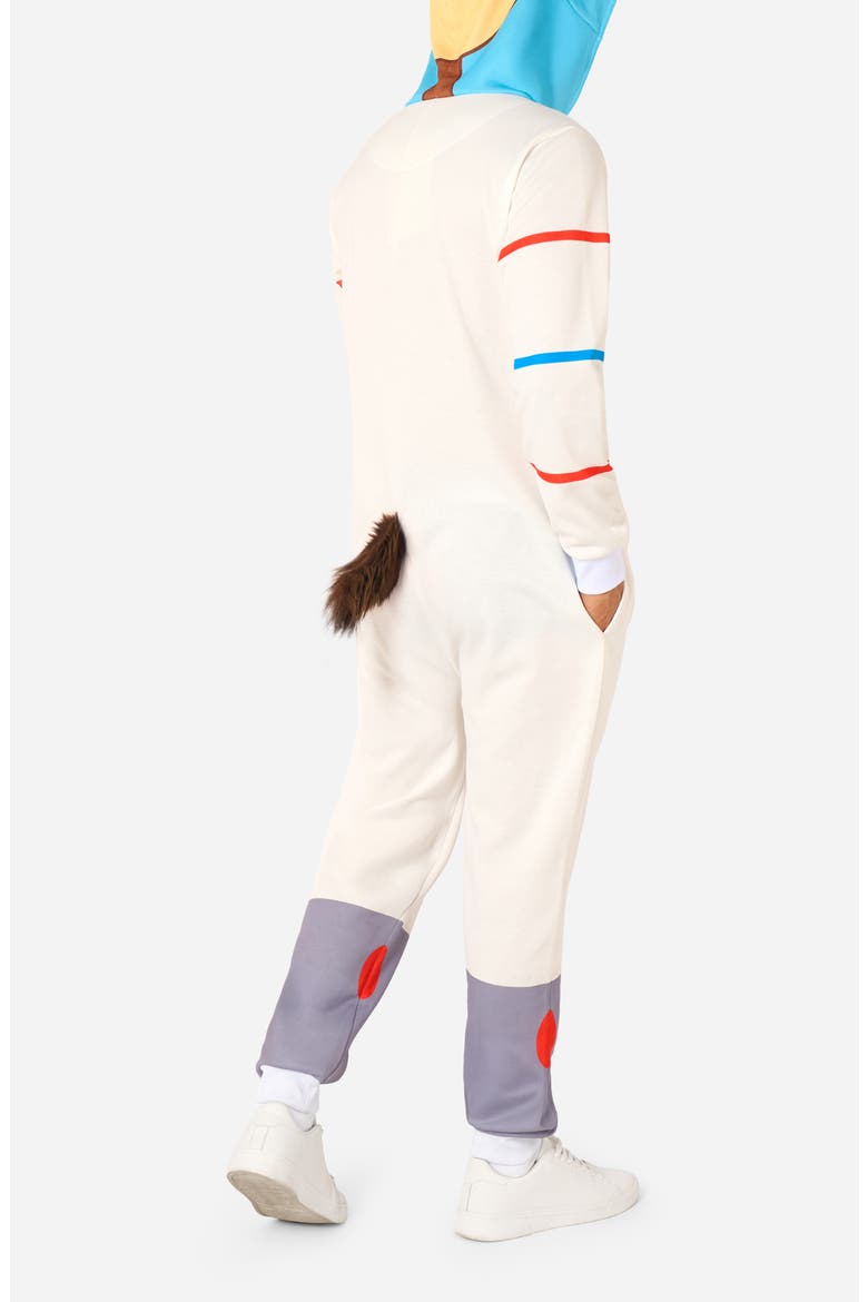 SpongeBob SquarePants™ Sandy Hooded Fleece Costume Jumpsuit, Alternate, color, WHITE
