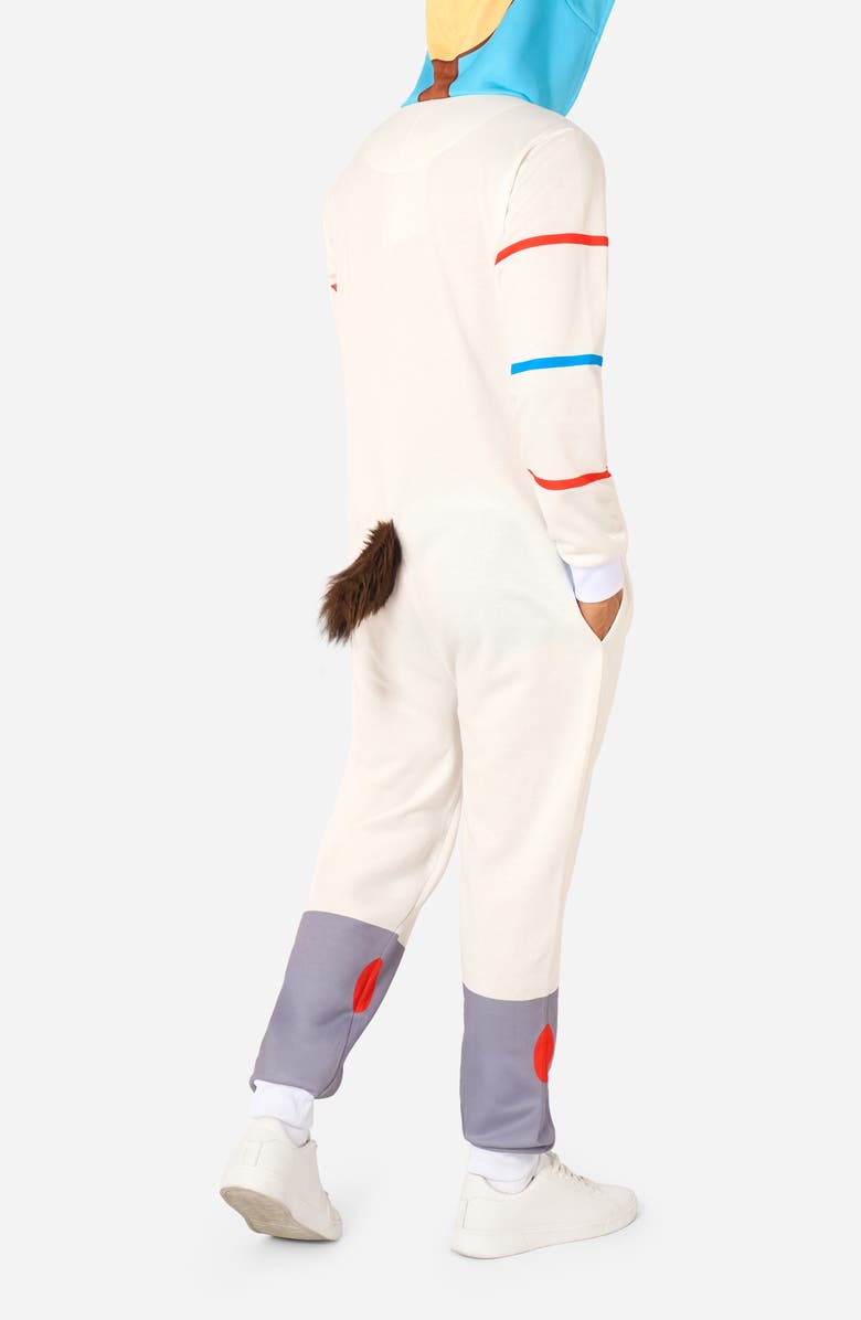 OppoSuits SpongeBob SquarePants<sup>™</sup> Sandy Hooded Fleece Costume Jumpsuit, Alternate, color, White