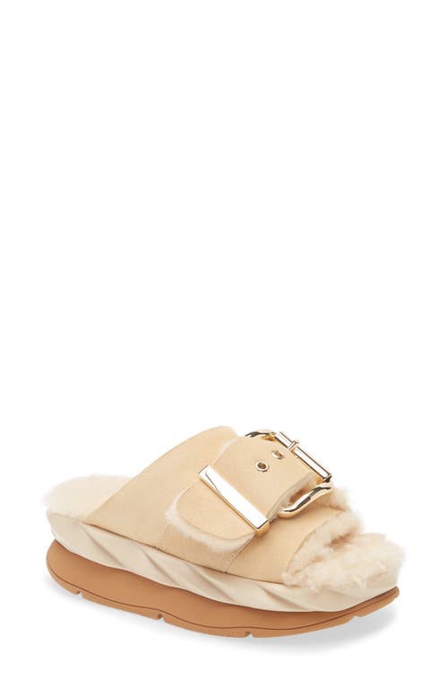 4ccccees Mellow Laze Platform Slide Sandal In Nude