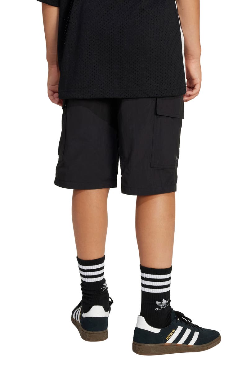 adidas Originals Kids' Nylon Cargo Shorts, Alternate, color, 