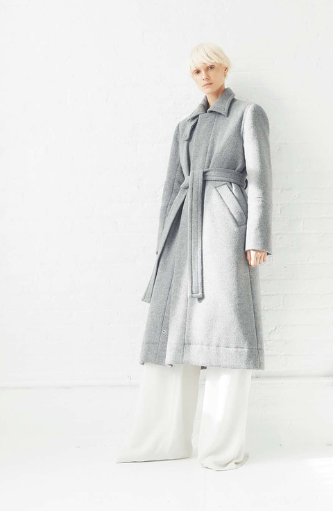Sustainable Down Wool Over Coat