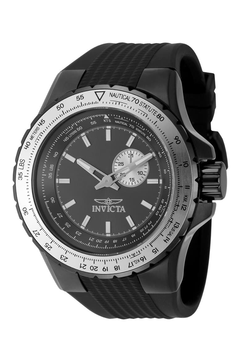 49732 Aviator Watch, Main, color, GUNMETAL