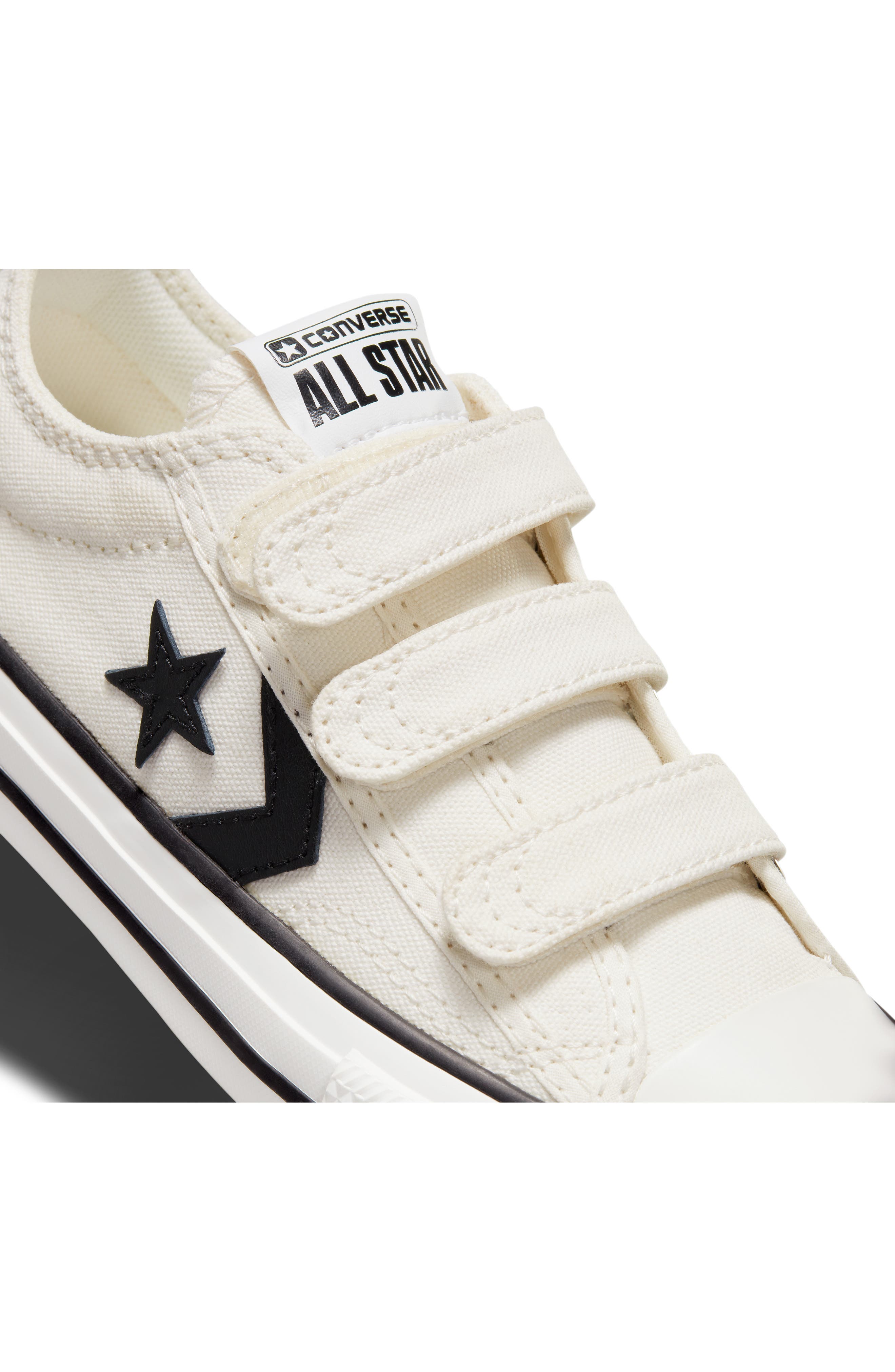 Converse Kids' Star Player 76 Oxford Sneaker, Alternate, color, Vintage White/ Black