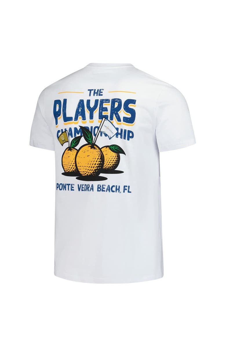 BARSTOOL GOLF Men's Barstool Golf  White THE PLAYERS Florida Orange Garment Dyed T-Shirt, Alternate, color, White