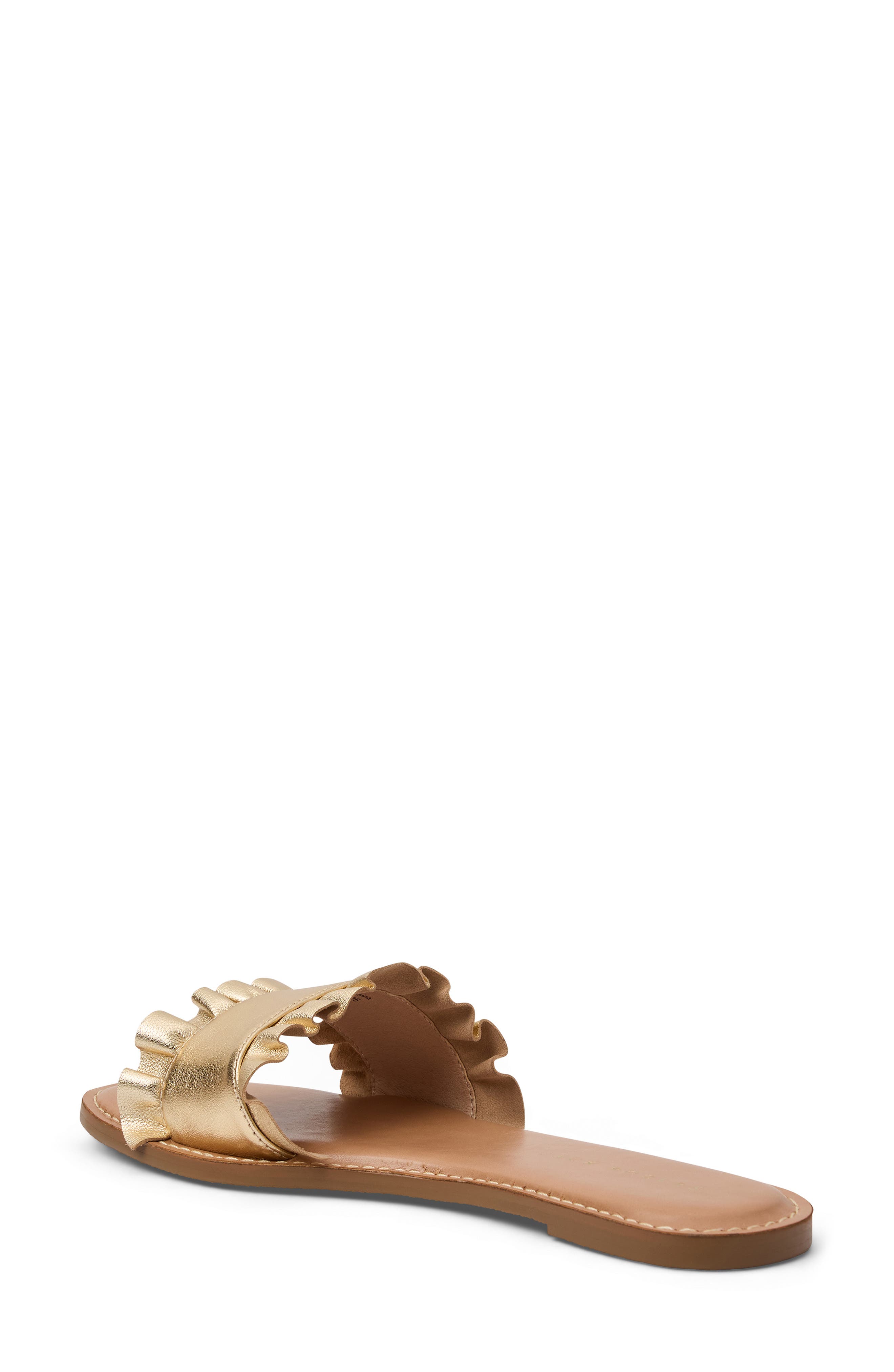 Jack Rogers Rozette Slide Sandal, Alternate, color, Gold