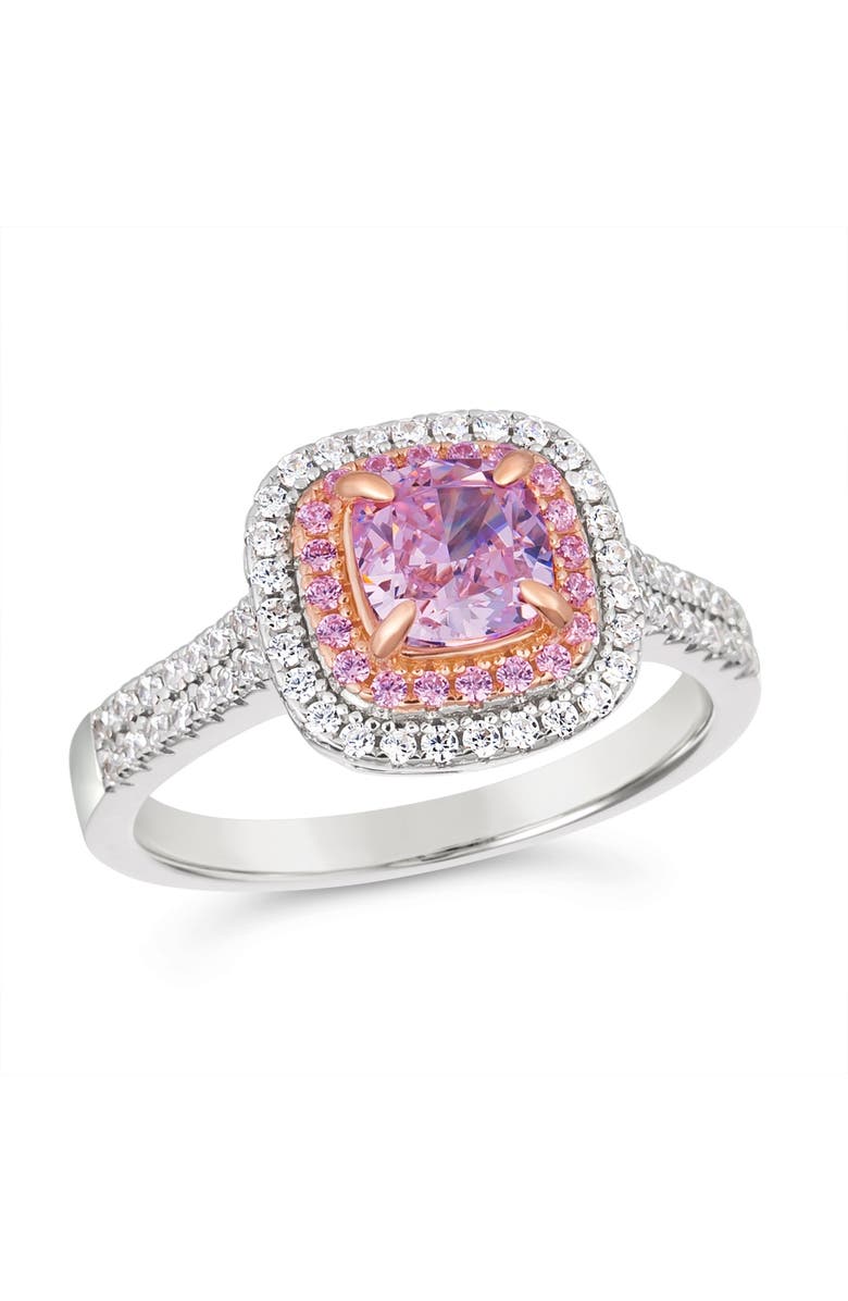 Anna Zuckerman Lucia Brilliante Ring, Main, color, Argyle Pink Crystalline