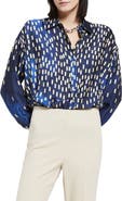 ottod'Ame Printed Satin Shirt