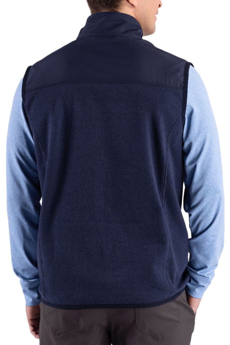 Hunts Point Mixed Media Vest, Alternate, color, NAVY BLUE