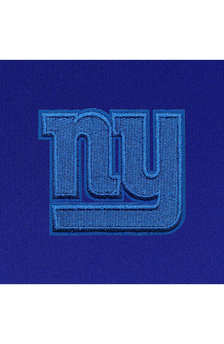 ANTIGUA Men's Antigua Royal New York Giants Tonal Logo Big & Tall Generation Quarter-Zip Pullover Top, Alternate, color,