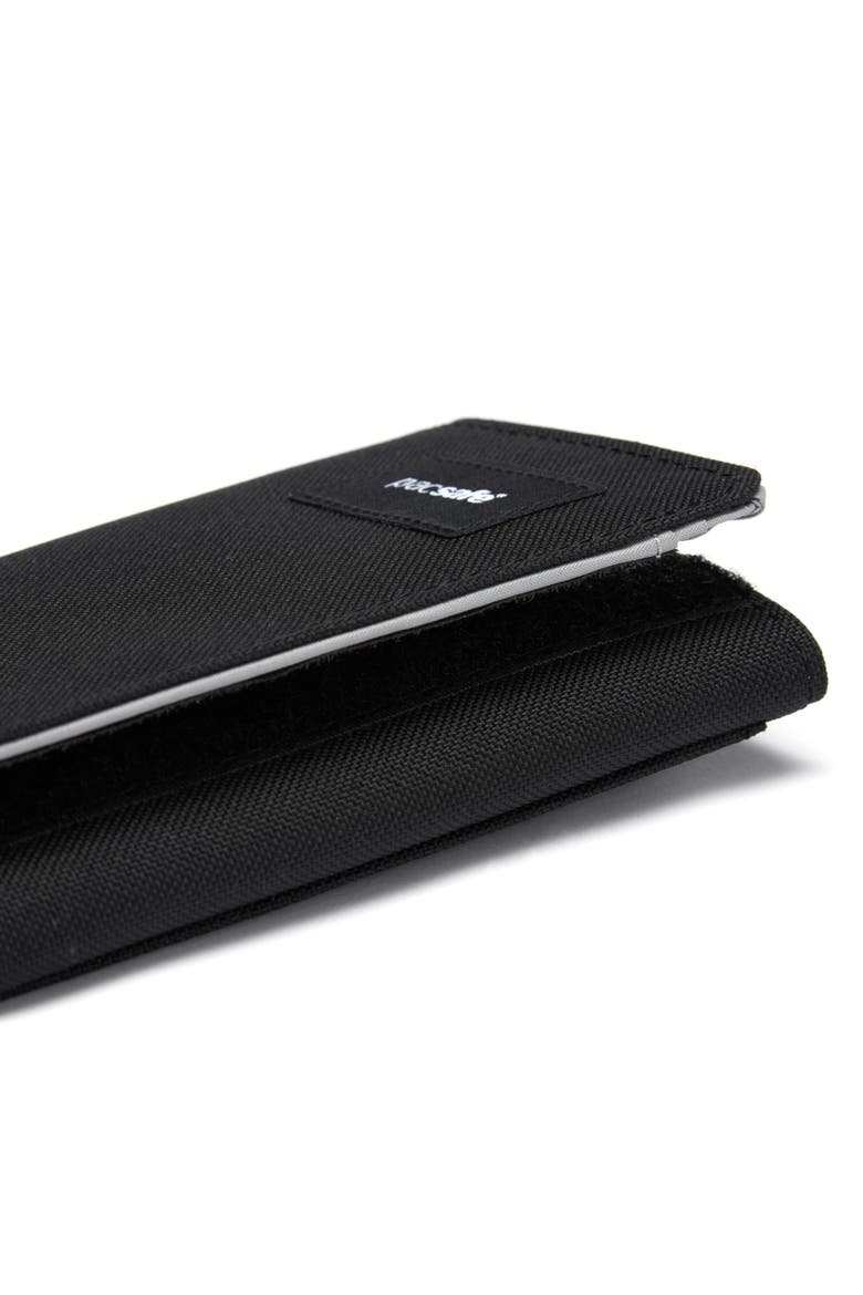 RFIDsafe Trifold Wallet, Alternate, color, Jet Black