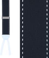 Trafalgar Freeman Edge Stitching Runner End Ribbon Suspenders