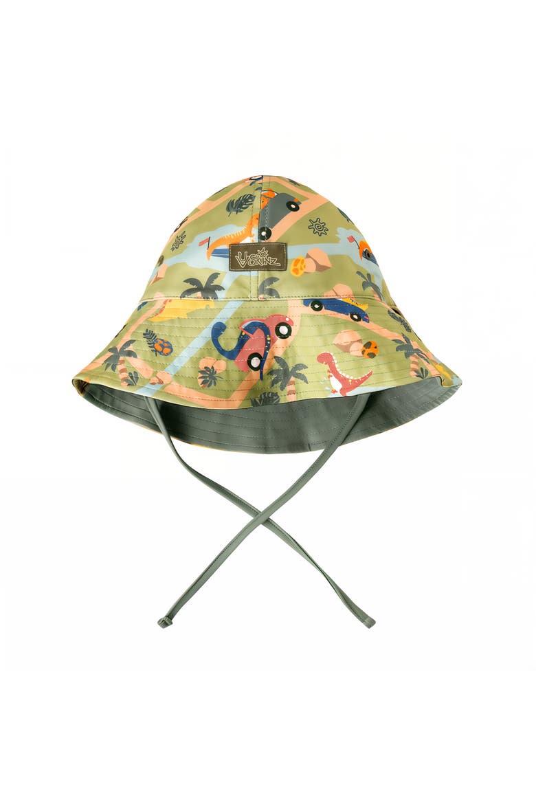 Reversible Sun Hat, Main, color, Dinoville