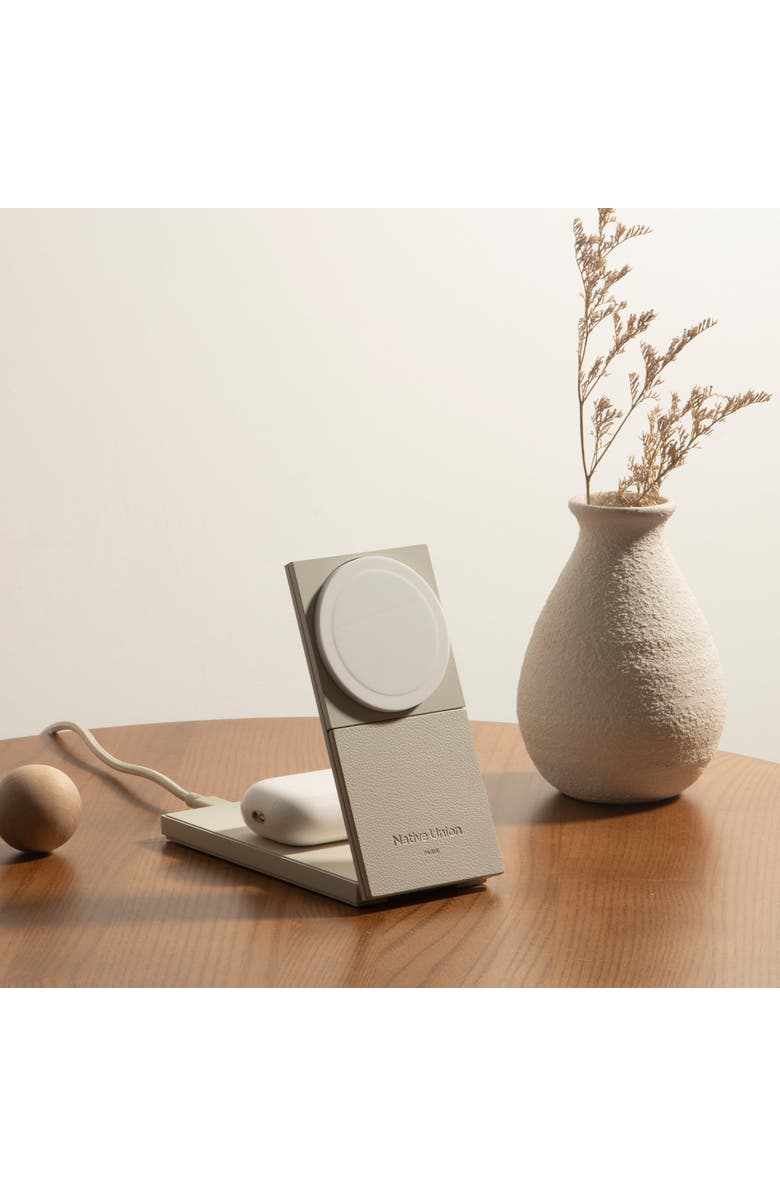 Native Union Rise 2in1 MagneticCharger, Alternate, color, Sandstone