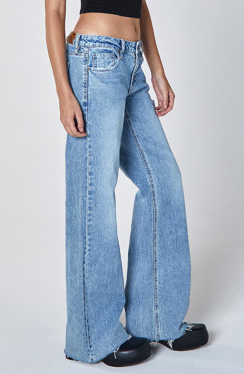 Unpublished Jody Raw Hem Wide Leg Jeans, Alternate, color, 