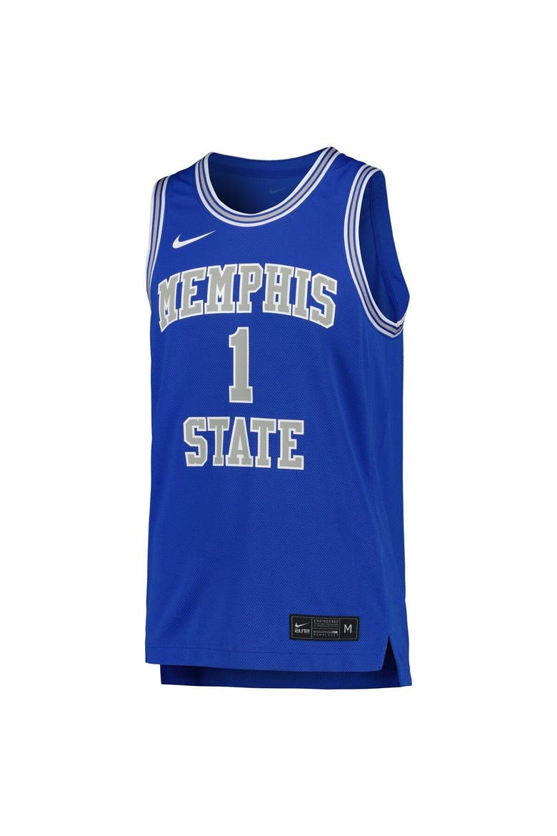 Men's Nike Royal Memphis Tigers Replica Basketball Jersey, Alternate, color, Royal