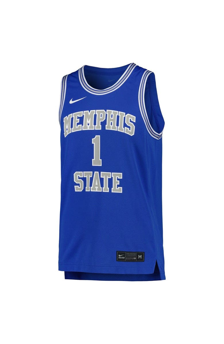 Nike Men's Nike Royal Memphis Tigers Replica Basketball Jersey, Alternate, color, Royal
