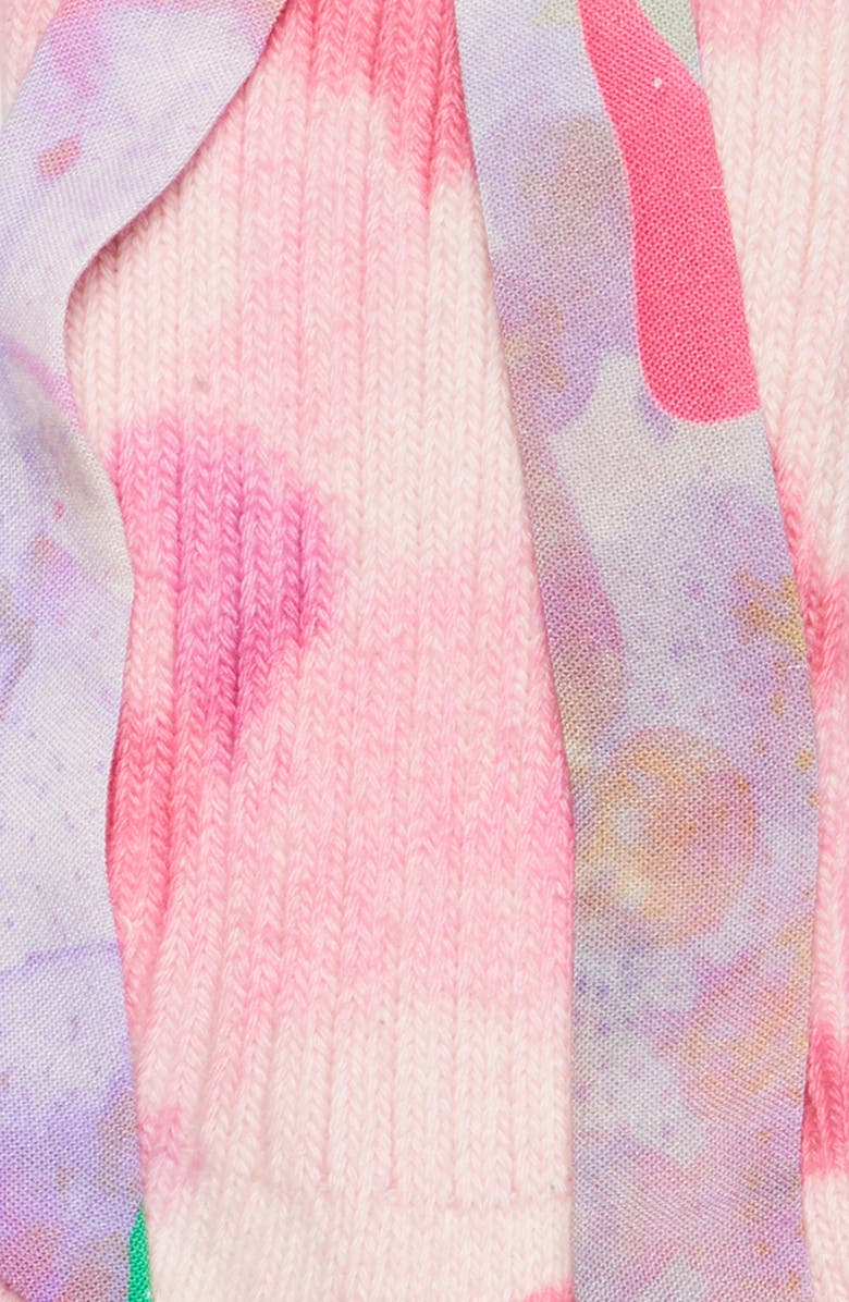 Collina Strada Camo Bow Organic Cotton Blend Socks, Alternate, color,