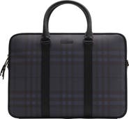 Burberry City Check Briefcase