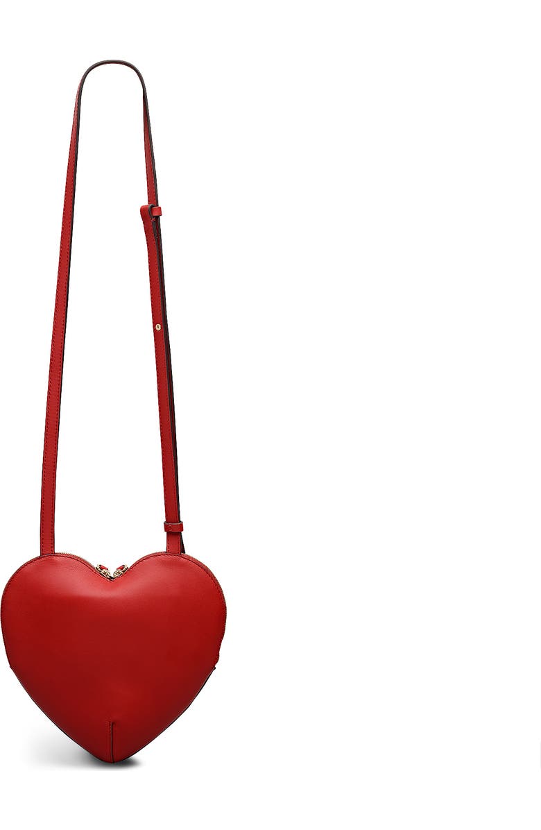 Radley Heart Street Medium Ziptop Crossbody Bag, Alternate, color, Poinsettia