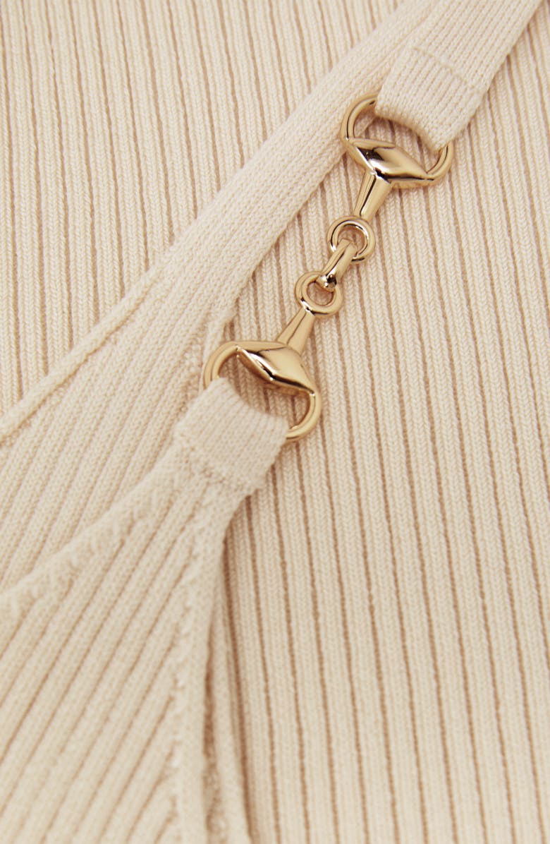 Reiss Cara Rib Silk Blend Camisole, Alternate, color, Off White