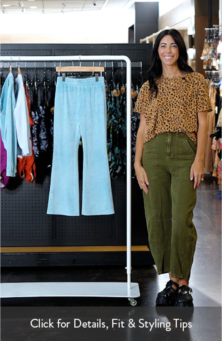 Kids' Cosmos Velour Flare Pants, sales video thumbnail