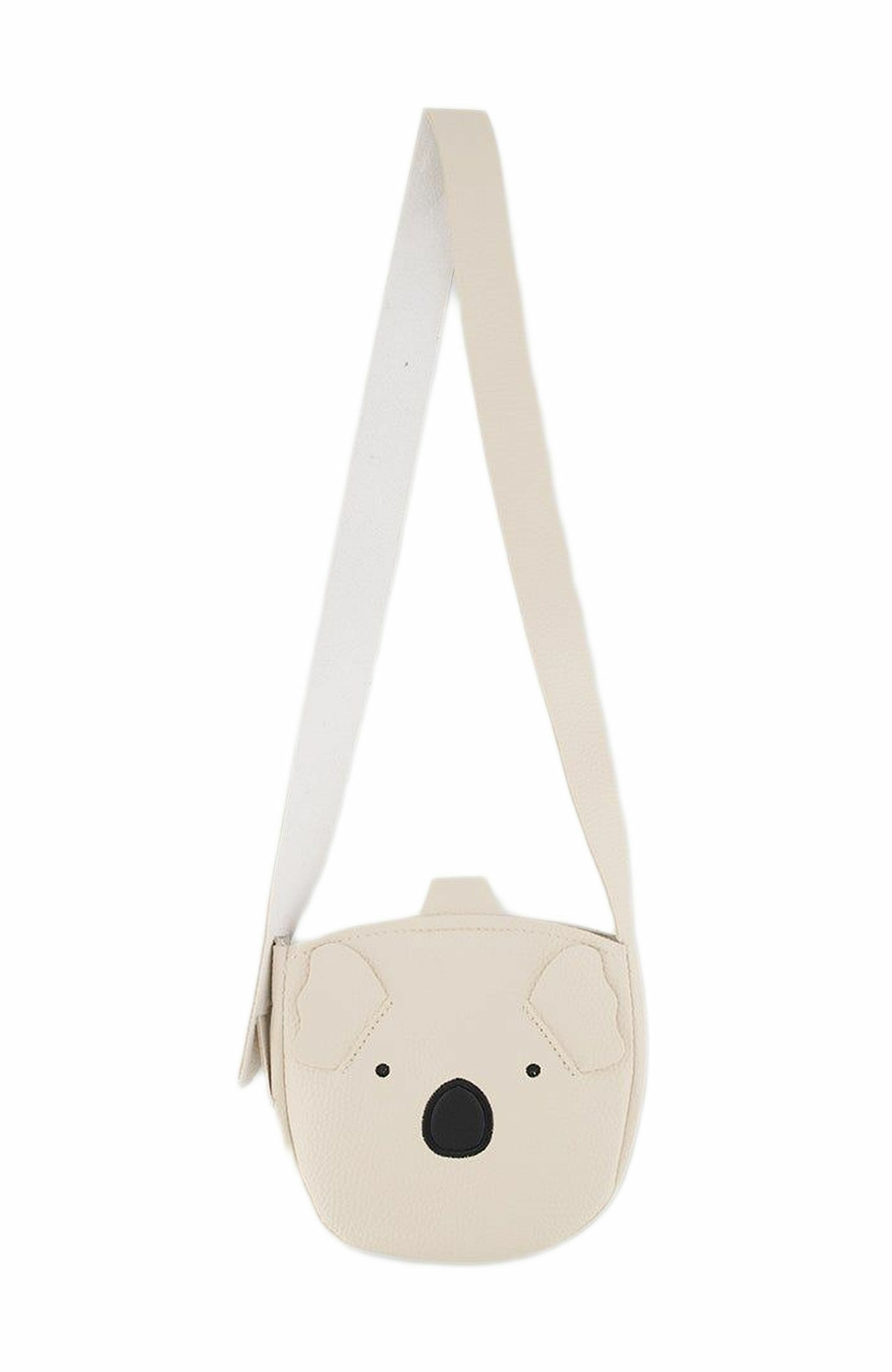 Deux par Deux Girl's Koala Bag Beige, Main, color, 