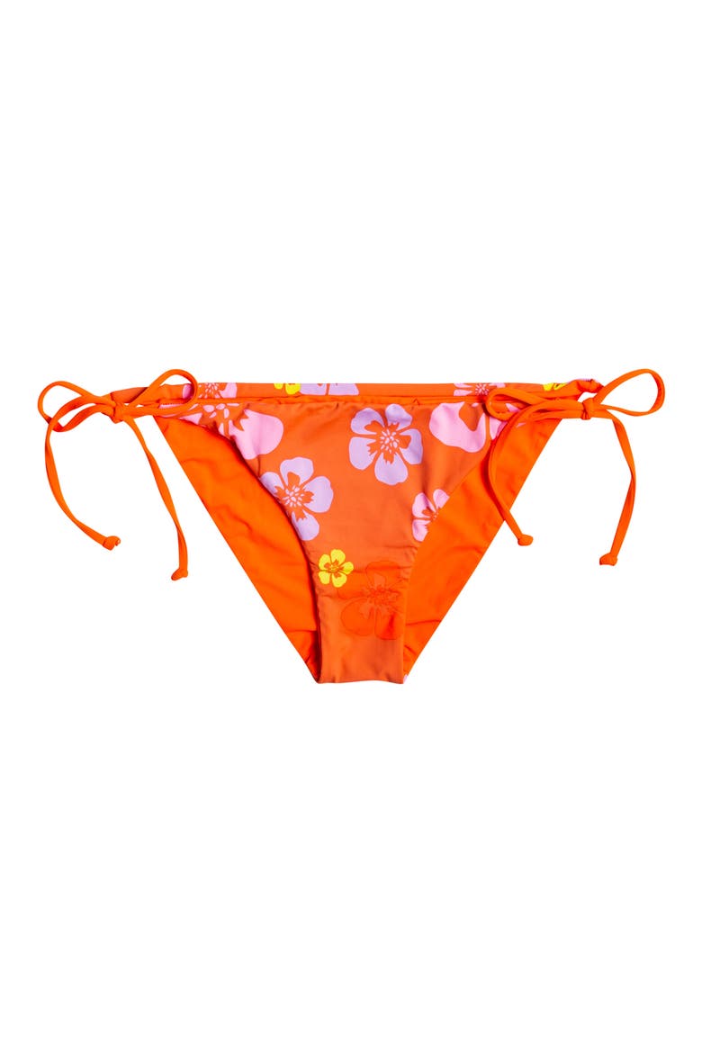x Kate Bosworth Reversible Side Tie Bikini Bottoms, Alternate, color, SUNBURN POSITIVITY