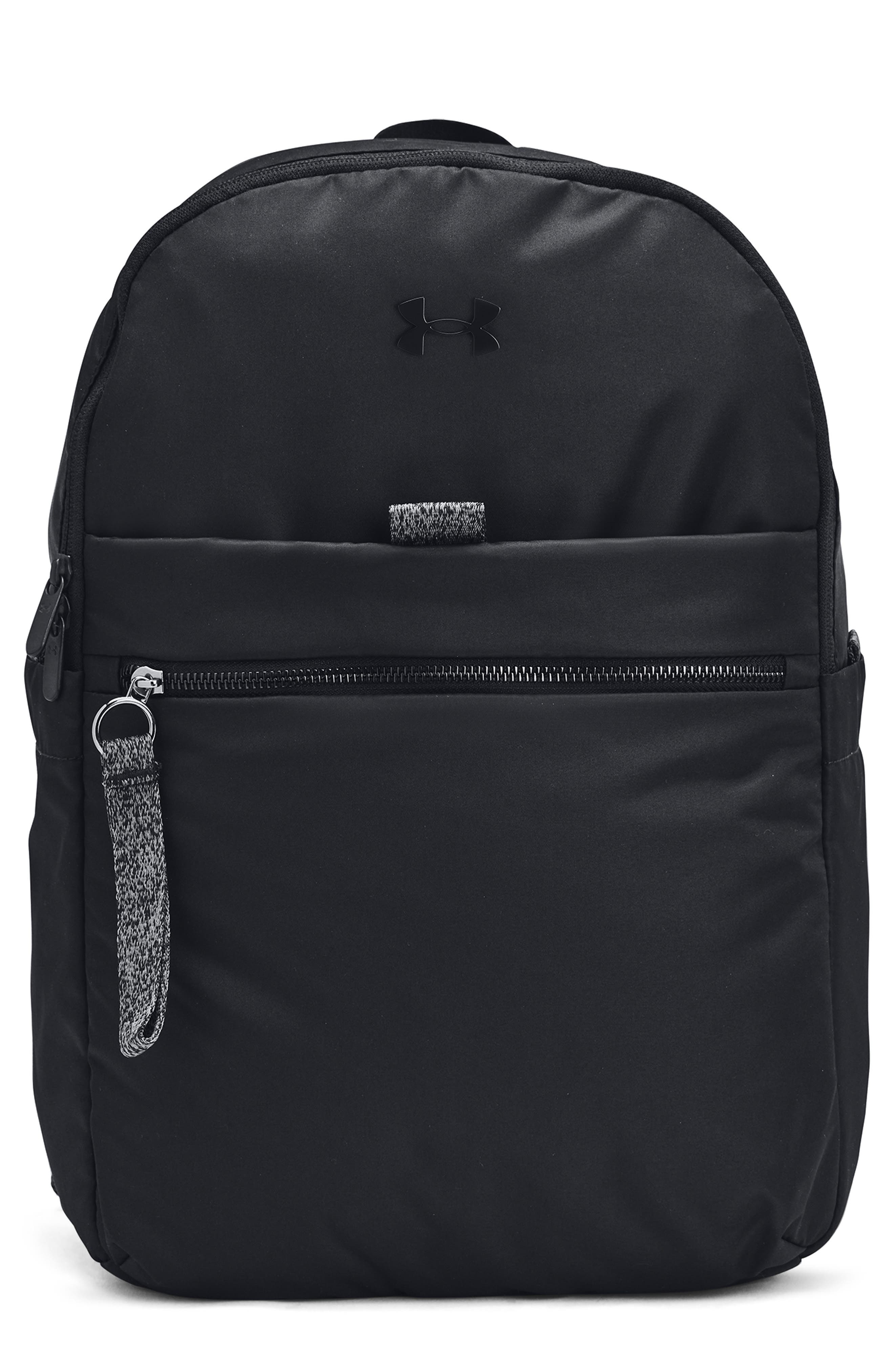 Under Armour Studio Campus Water Repellent Backpack, Main, color, Black / Black / Black